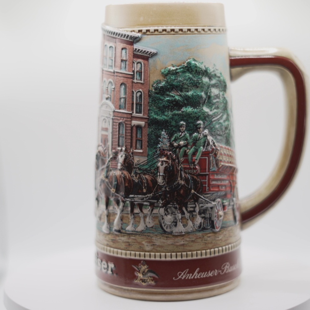 1988 Anheuser-Busch Old School House Beer Stein – Historic Landmark Series
